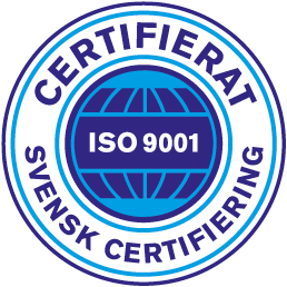 ISO 9001 certfieringssymbol