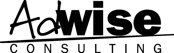 AdWise consulting logotyp svart